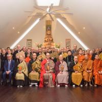 Photo de groupe - Dimanche 1er décembre 2020 - dans la chapelle bouddhiste